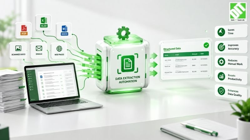 Datenextraktions-Automatisierung: Vorteile, Anwendungsfälle und Best Practices
