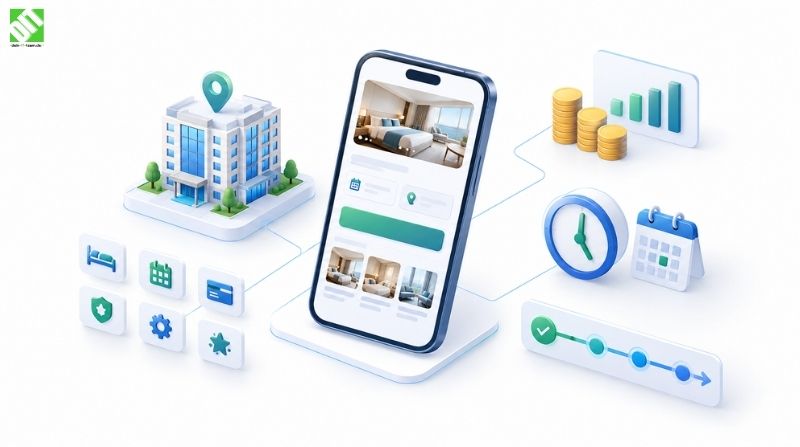 Hotelbuchungs-App Entwicklung: Funktionen, Kosten und Zeitplan