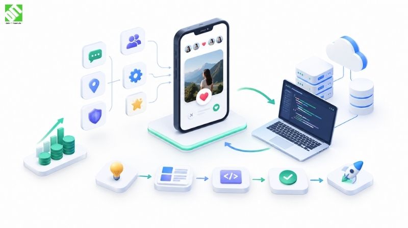 Dating-App entwickeln: Funktionen, Kosten und Entwicklungsprozess