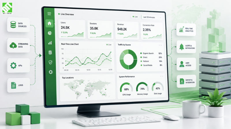 LIVE DATA DASHBOARD DEVELOPMENT: ARCHITECTURE AND BEST PRACTICES
