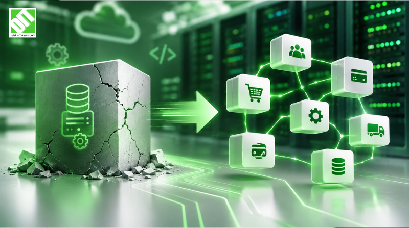 MONOLITHISCHE ZU MICROSERVICES MIGRATION: SCHRITT-FÜR-SCHRITT ENTERPRISE-LEITFADEN