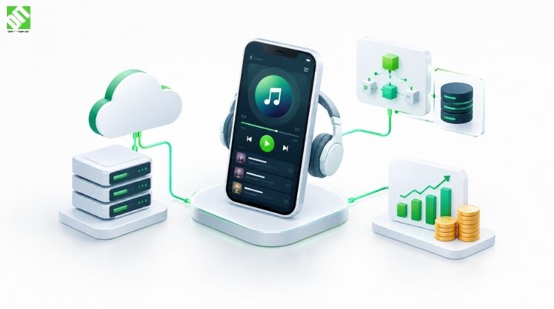 Musik-Streaming-App-Entwicklung: Features, Architektur und Kosten